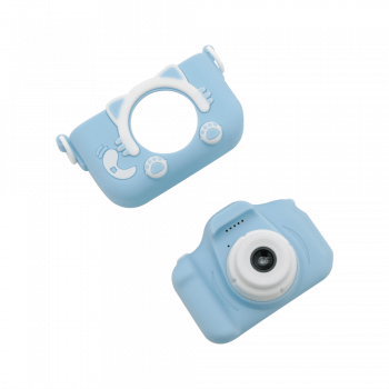 Детский фотоаппарат Kids Camera X5S (голубой)-3