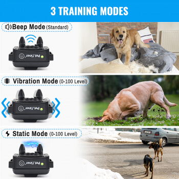 Электронный ошейник для дрессировки собак iPets P620 (до 70 см) (синий)-5
