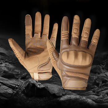 Тактические перчатки Sum B28 коричневые M-4