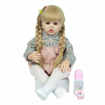 Мягконабивная кукла Реборн девочка Любава 60 см-2
