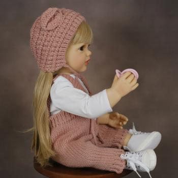 Силиконовая кукла Реборн девочка Регина 55 см-4